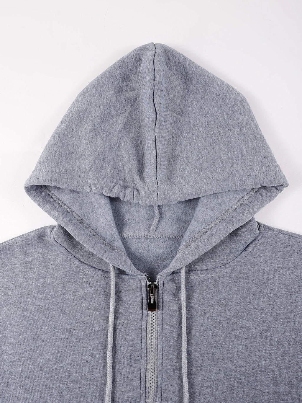 Solid Zipper Hoodie Women Warm Fleece
