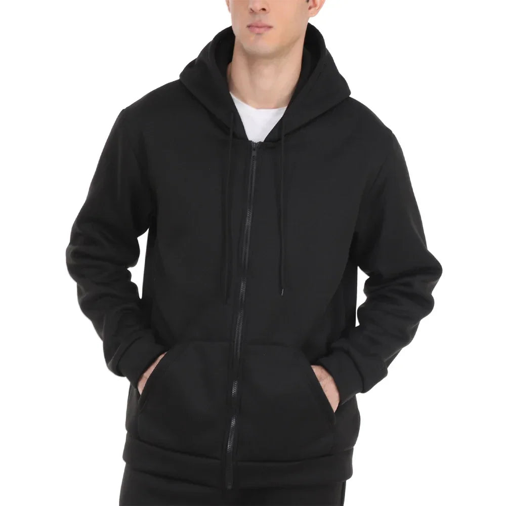 Men's Fleece Zip Up Hoodie