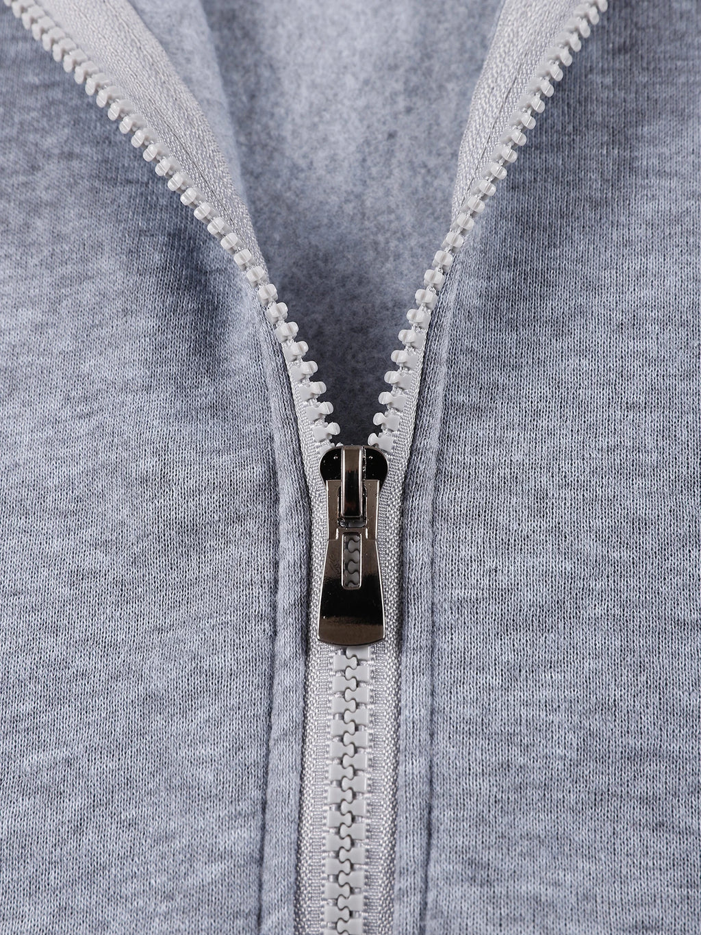 Solid Zipper Hoodie Women Warm Fleece