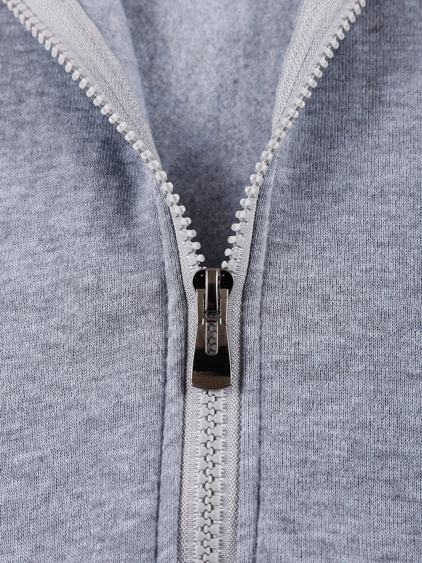 Solid Zipper Hoodie Women Warm Fleece